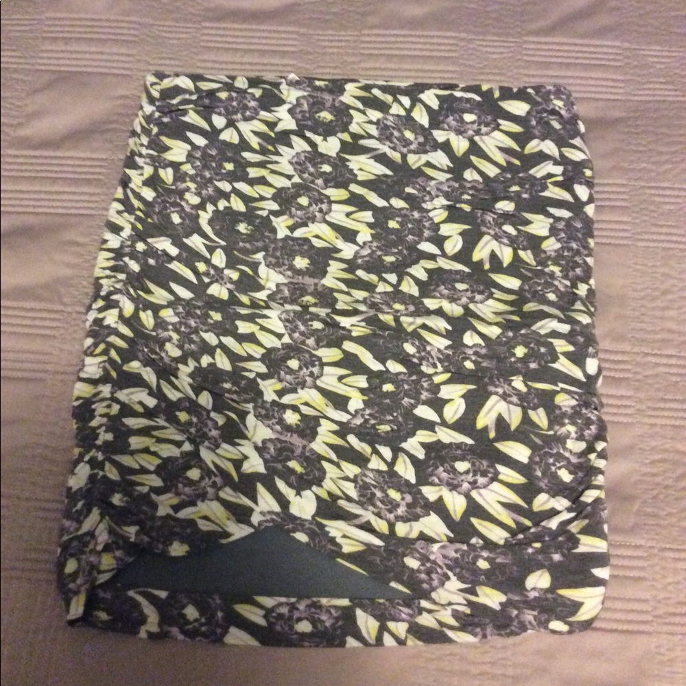 Free People floral mini skirt